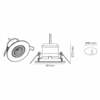  NANO TILT NR 4W LED 830 IP65 