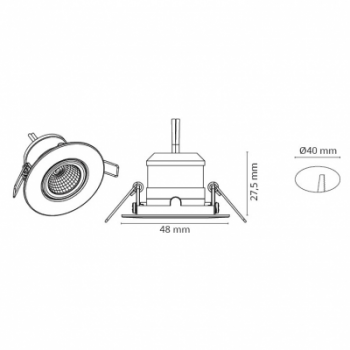  NANO TILT NR 4W LED 830 IP65 
