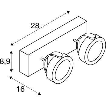  KALUnoir LED 31W 3000K 60 
