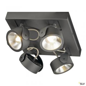  KALU LED 4 appli, carr, noir, 