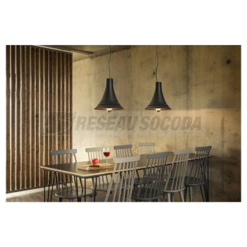  **BATO 35 noire E27 60W max 