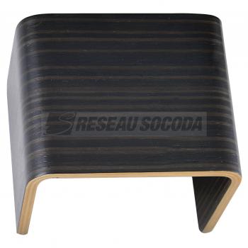  MANA 12 cm, bois, gris/brun 