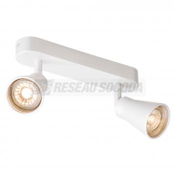  AVO DOUBLE QPAR51 blanc 2x50W 