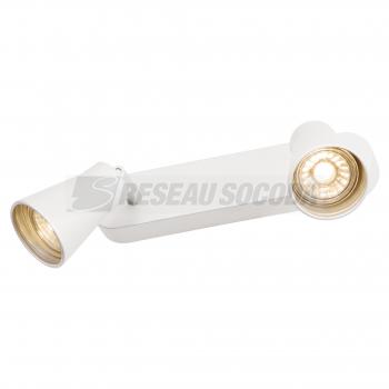  AVO DOUBLE QPAR51 blanc 2x50W 
