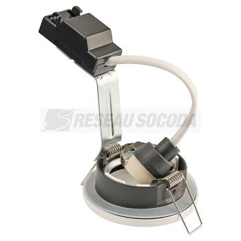  DOLIX OUT GU10 ROND, blanc 