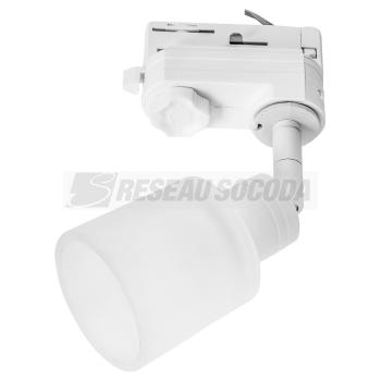  PURI TRACK VERRE, blanc, GU10, 