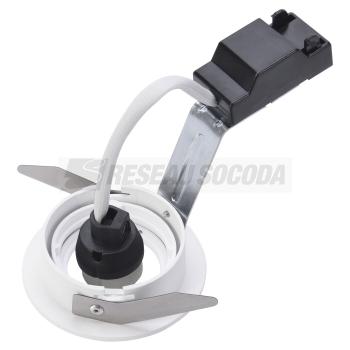  **NEW TRIA 68 ROND blanc GU10 