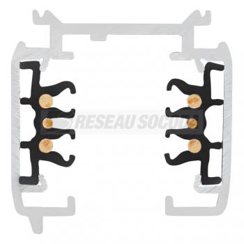  S-TRACK DALI rail 2m noir 