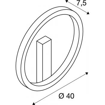 ONE 40, applique intérieure, b 