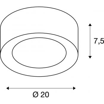 FERA 25, plafonnier intérieur, 