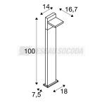  ABRIDOR 100, borne ext�rieure, 