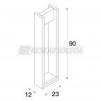  QUAD LED, borne extrieure, an 