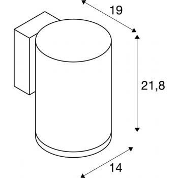  ENOLA, applique, rond, L 
