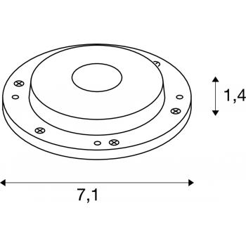  SMALL PLOT module LED inox 316 