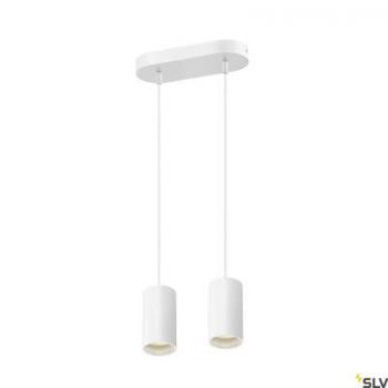  ASTO TUBE susp dble GU10 blanc 