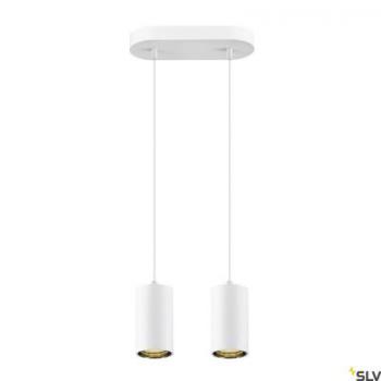  ASTO TUBE susp dble GU10 blanc 