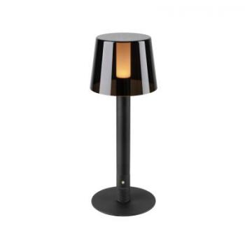  TAHA lampe 2700K IP65 noir 