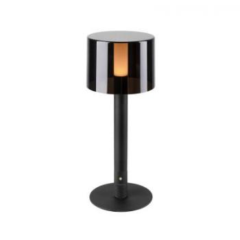  TAHA lampe 2700K IP65 noir 