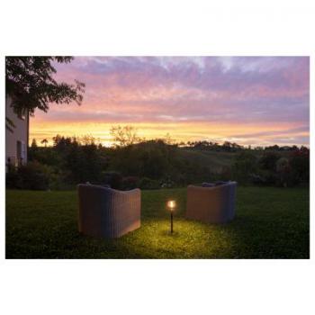  TAHA lampe 2700K IP65 noir 