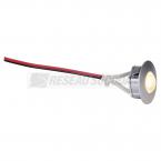  **DEKLED rond alu 1W LED3000K 