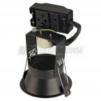  HORN GU10 rond noir max 50W 