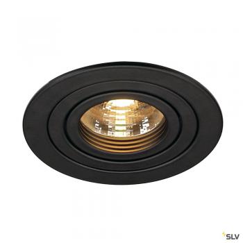  **NEW TRIA 78 GU10 rond noir c 