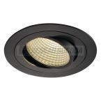  **NEW TRIA 110 rond noir 3000K 