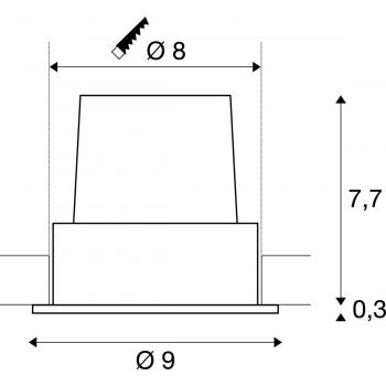  **H-LIGHT noir ouverture oblon 
