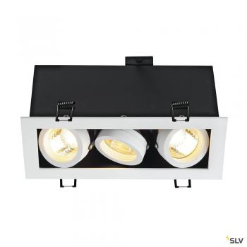  KADUX QPAR51 GU10 blanc 3x50W 