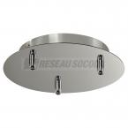  **FITU 3, patre rond, mtal 