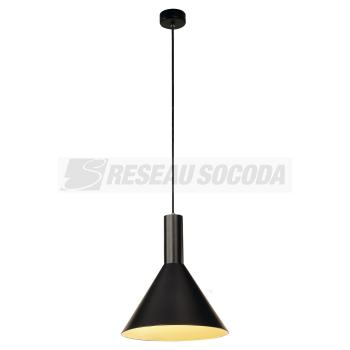  **PHELIA M ronde noir E27 23W 