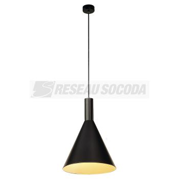  **PHELIA L ronde noir E27 23W 