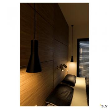  **PHELIA CONE ronde noir E27 2 