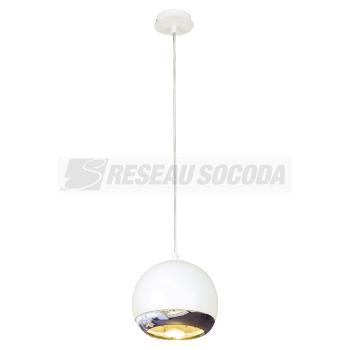  **LIGHT EYE, blanc/chrome, GU1 