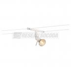  SYROS spot cble tendu blanc 