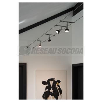  SYROS spot cble tendu chrome 