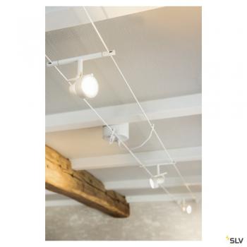  SALUNA spot cble tendu blanc 