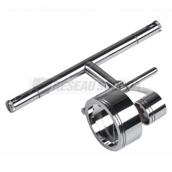  SALUNA spot câble tendu chrome 