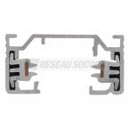  Rail 1all 230V noir 1m 