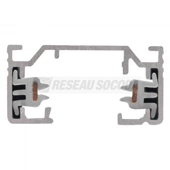  Rail 1all 230V noir 1m 