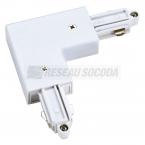  Connecteur 90 blanc terre int 