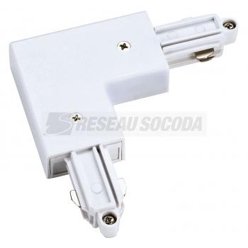  Connecteur 90 blanc terre int 