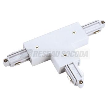  Connecteur T blc terre droite 