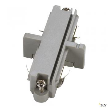  Connecteur droit gris argent 