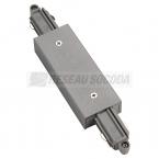  Connecteur droit gris argent, 