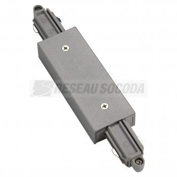  Connecteur droit gris argent, 