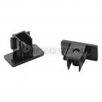  Embouts pr rail 1all noir x2 