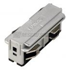  EUTRAC connecteur droit gris 