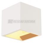  PLASTRA CUBE pltre blanc, G9 