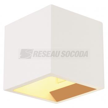  PLASTRA CUBE pltre blanc, G9 